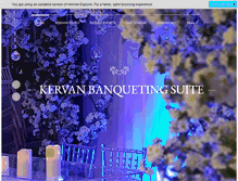 Tablet Screenshot of kervanbanqueting.com